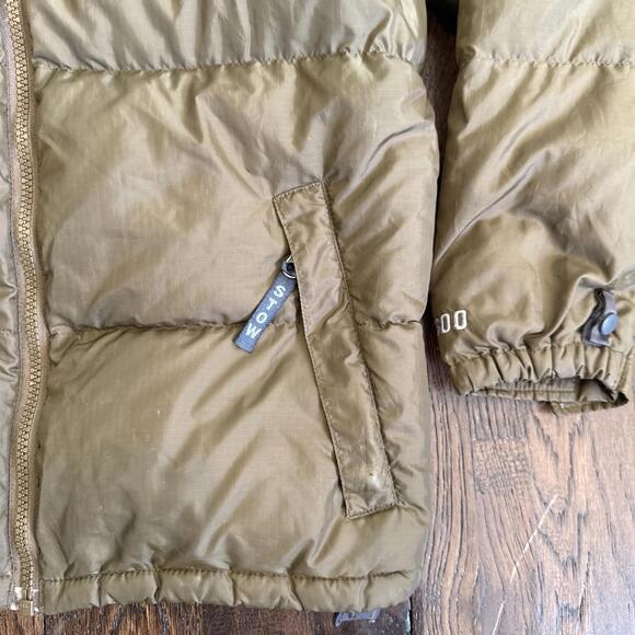 The North Face Boys 600‑Fill Down Puffer Jacket — Size Large — Brown — Excellent - Picture 3 of 9